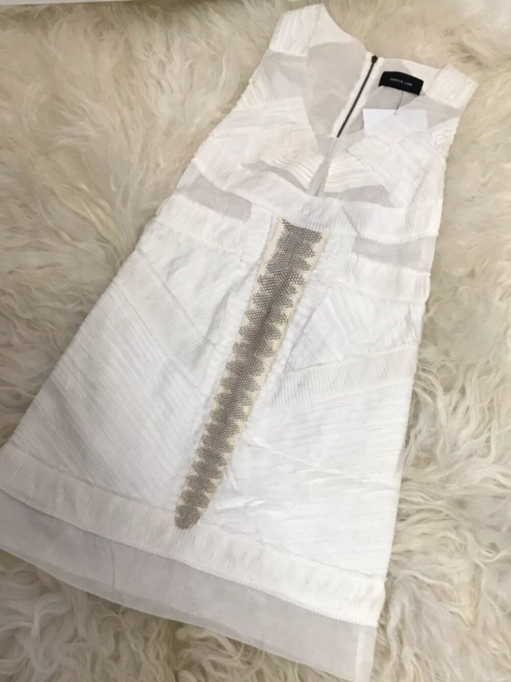 DEREK LAM Pleated Mini Dress 1080